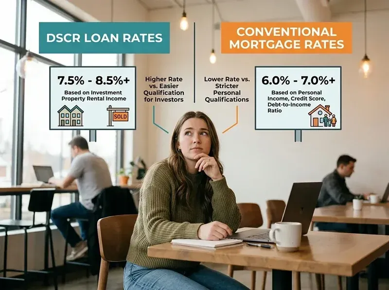 dscr loan rates vs conventional mortgage rates 